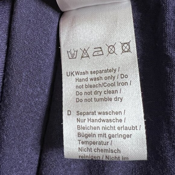 Baisheng GT Women's Blue Floral Lined Flouncing Flared Blouse - 2XL - Picture 8 of 8